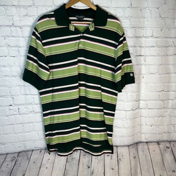 Brooks Brothers Country Club Performance Knit Polo L Large Green Short Sleeve - Picture 1 of 6